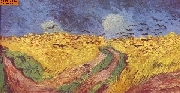 Getreidefeld mit den Raben nach van Gogh
